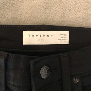 Topshop Jamie jeans, black, 25x30